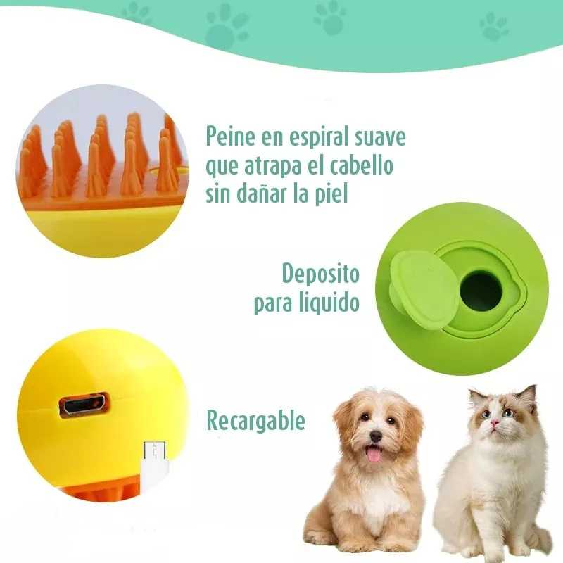CEPILLO PARA MASCOTAS BRUSH VAPOR